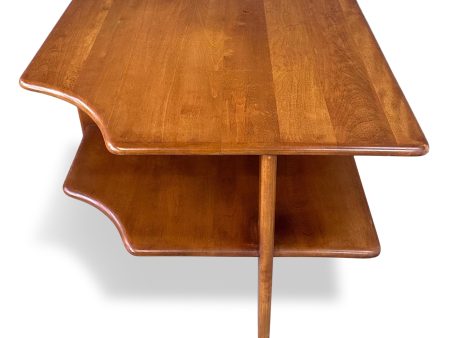 Mid-Century Modern Corner Table by Russel Wright for Conant Ball Discount