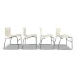 Handkerchief Chairs in White by Massimo Vignelli for Knoll Post Modern a Pair Supply