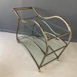 Curvaceous Bar Cart in Brass for Design Institute of America by Milo Baughman For Discount