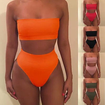 Two Piece Tube Bikini Sale